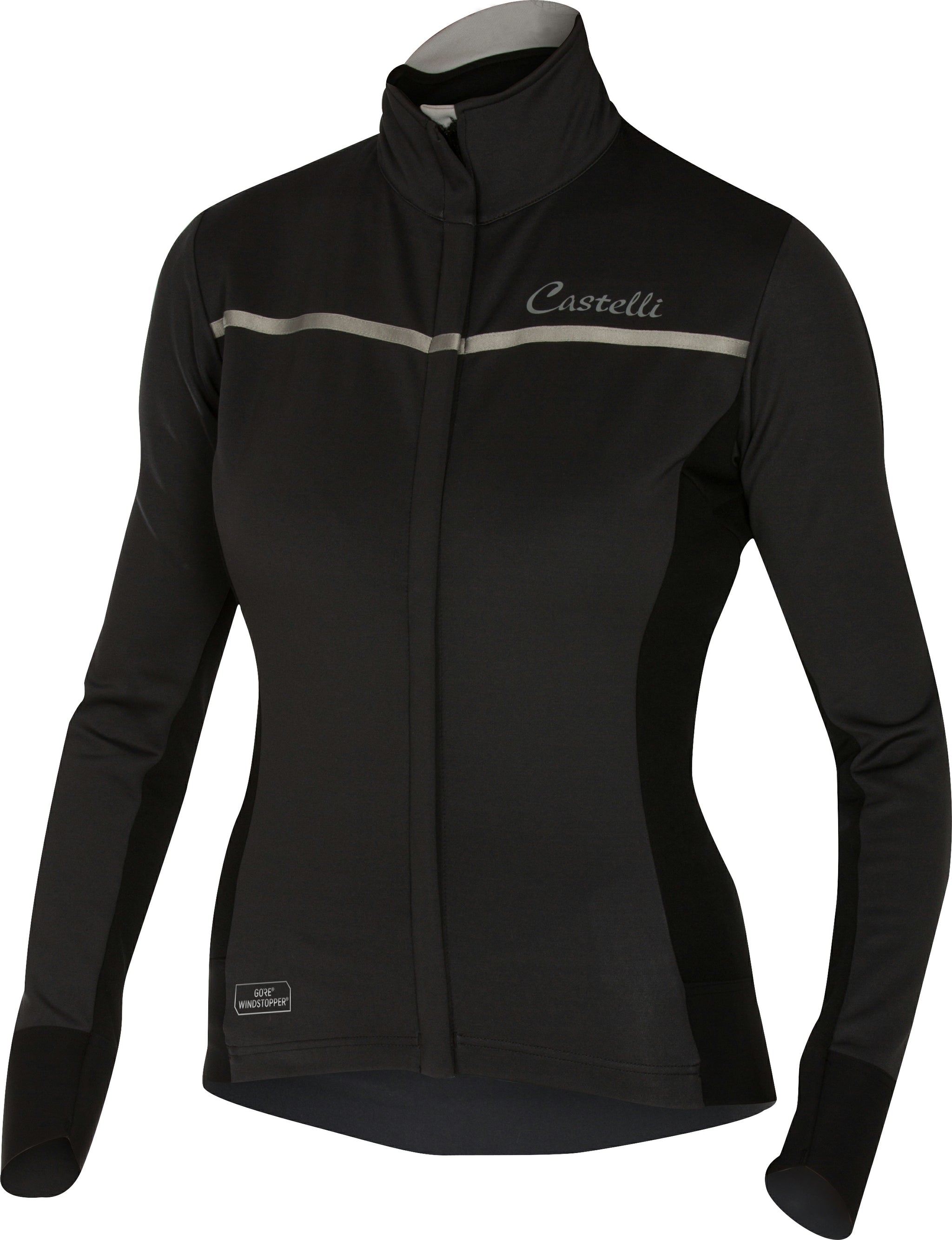 Castelli Trasparente 3 Jersey FZ - Women's – Anthracite/Blk