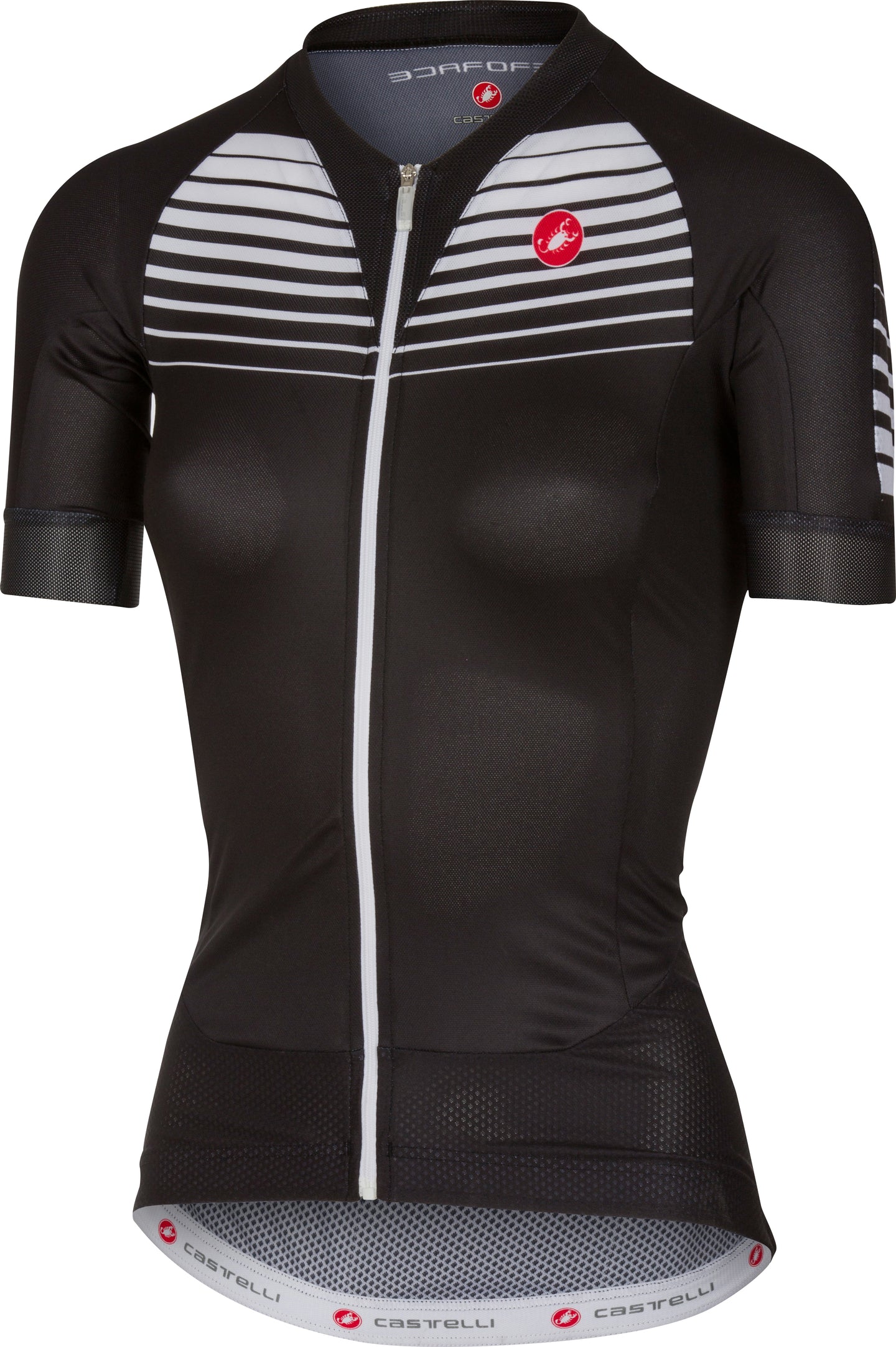 Castelli Aero Race W Jersey FZ – Black/White