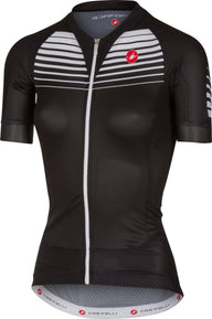Castelli Aero Race W Jersey FZ – Black/White