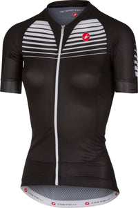Castelli Aero Race W Jersey FZ – Black/White