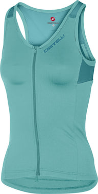 Castelli Solare Top – light turquoise/marine blue