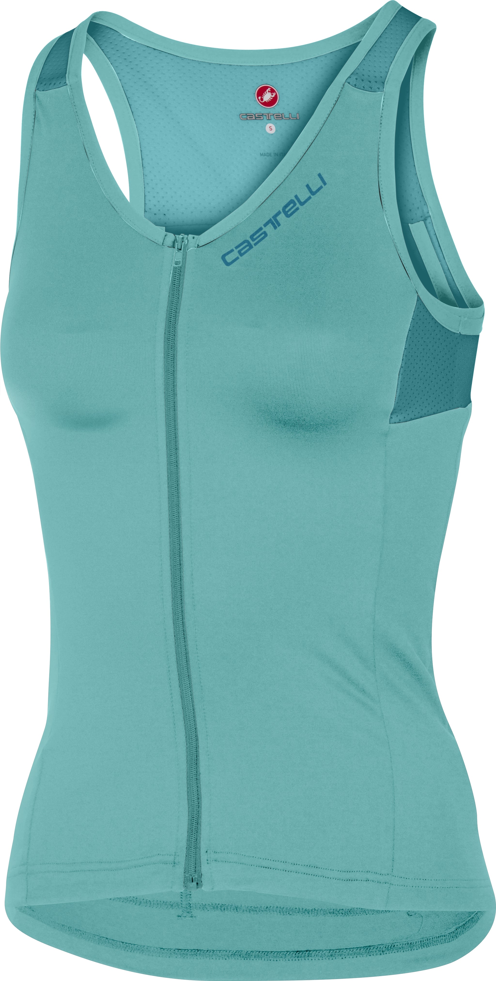 Castelli Solare Top – light turquoise/marine blue