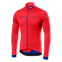 Castelli Fondo Jersey FZ – fiery red rescue blue