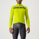 Castelli Puro 3 Jersey FZ – electric lime/silver reflex
