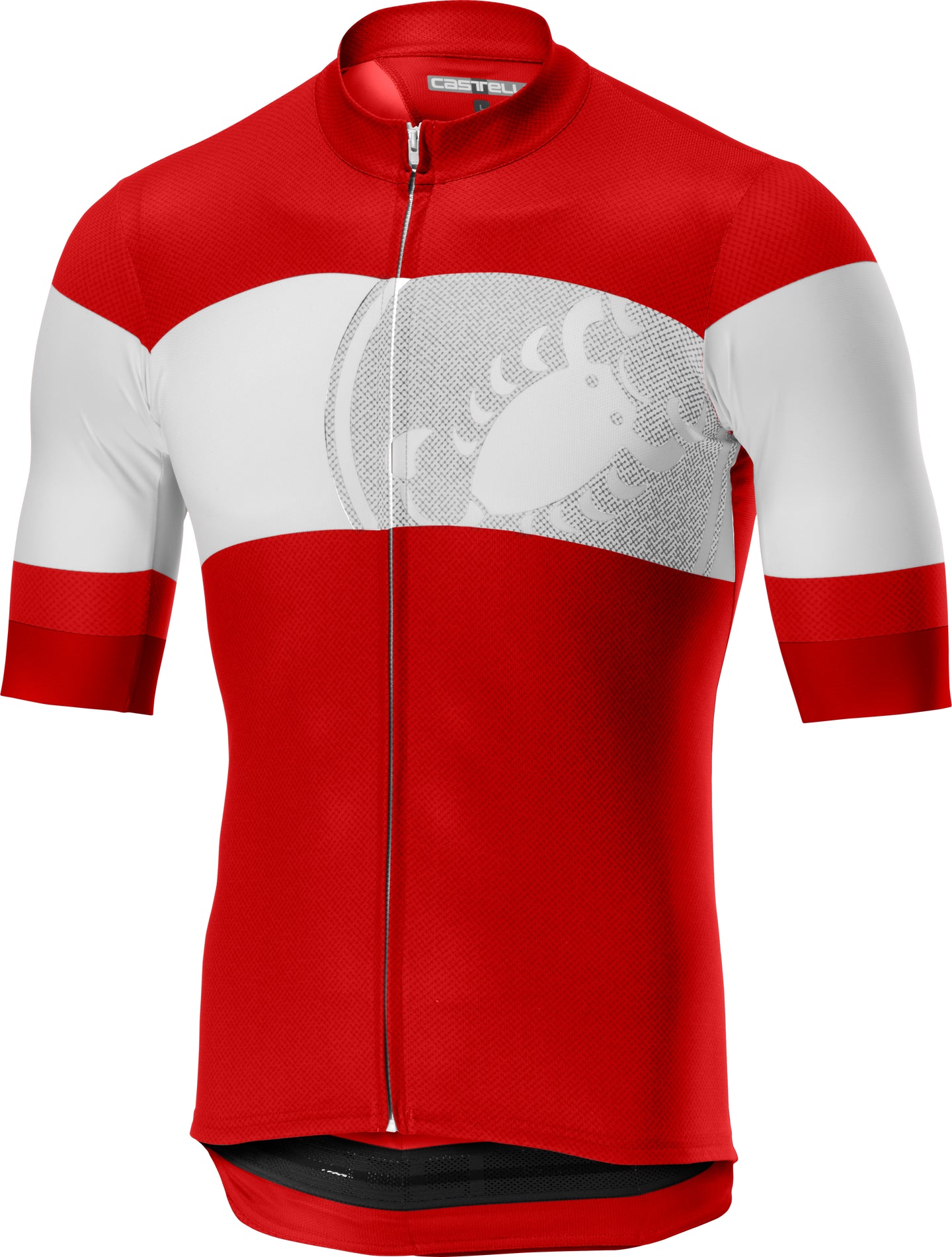Castelli Ruota Jersey FZ – Red