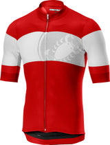 Castelli Ruota Jersey FZ – Red