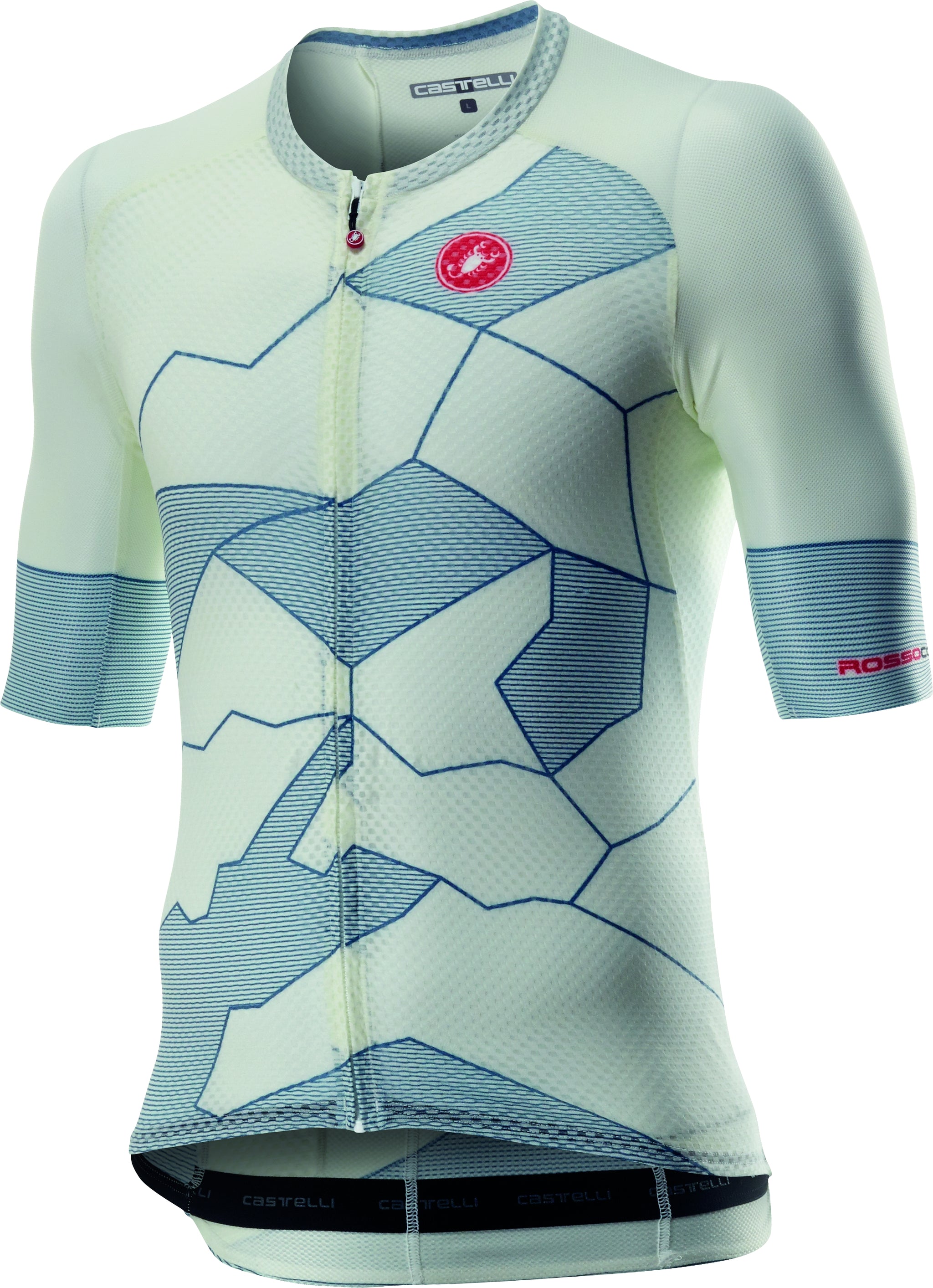 Castelli Climber's 3.0 Jersey – ivory/light steel blue