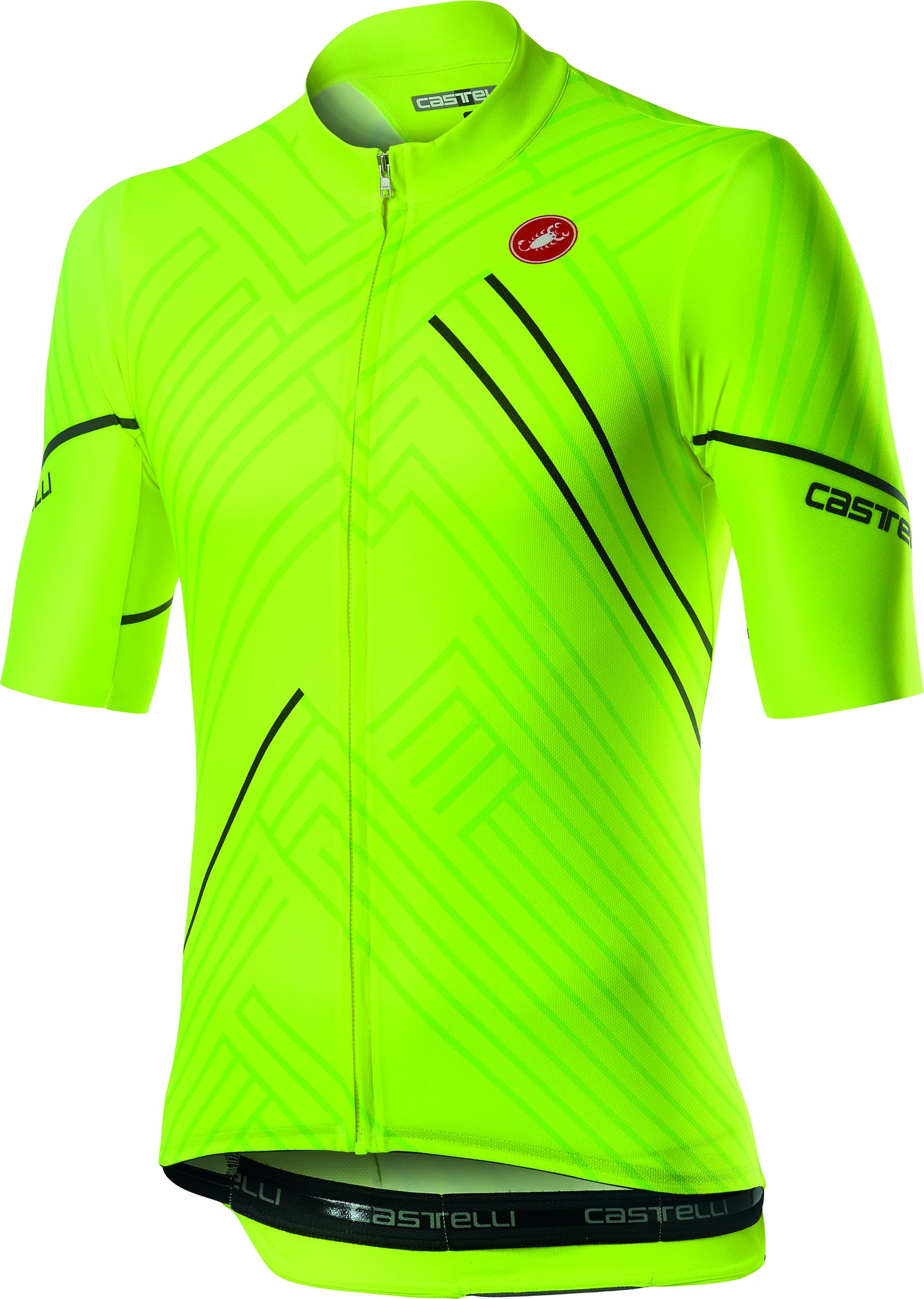 Castelli Passo Jersey – Yellow Fluo