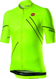 Castelli Passo Jersey – Yellow Fluo
