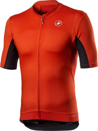 Castelli Vantaggio Jersey – fiery red/black