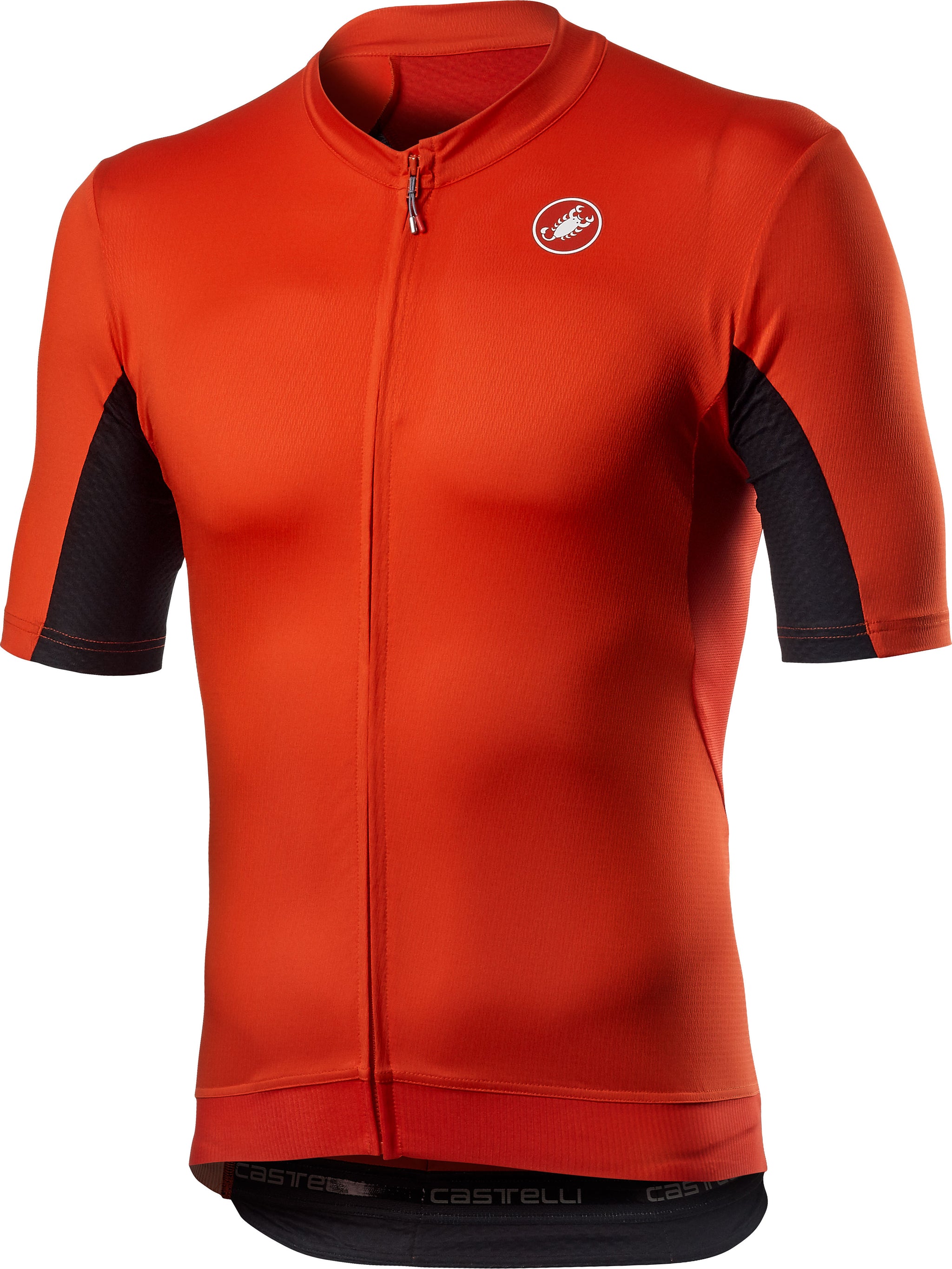 Castelli Vantaggio Jersey – fiery red/black