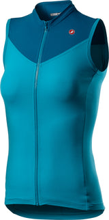 Castelli Solaris Sleeveless Jersey – sky blue/marine blue