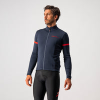Castelli Fondo 2 Jersey FZ – savile blue/red reflex