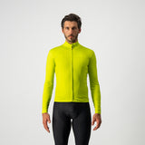 Castelli Pro Thermal Mid LS Jersey – chartreuse