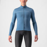 Castelli Pro Thermal Mid LS Jersey – Steel Blue