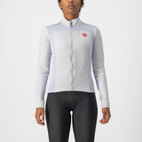 Castelli Sfida 2 Jersey FZ – silver gray/white