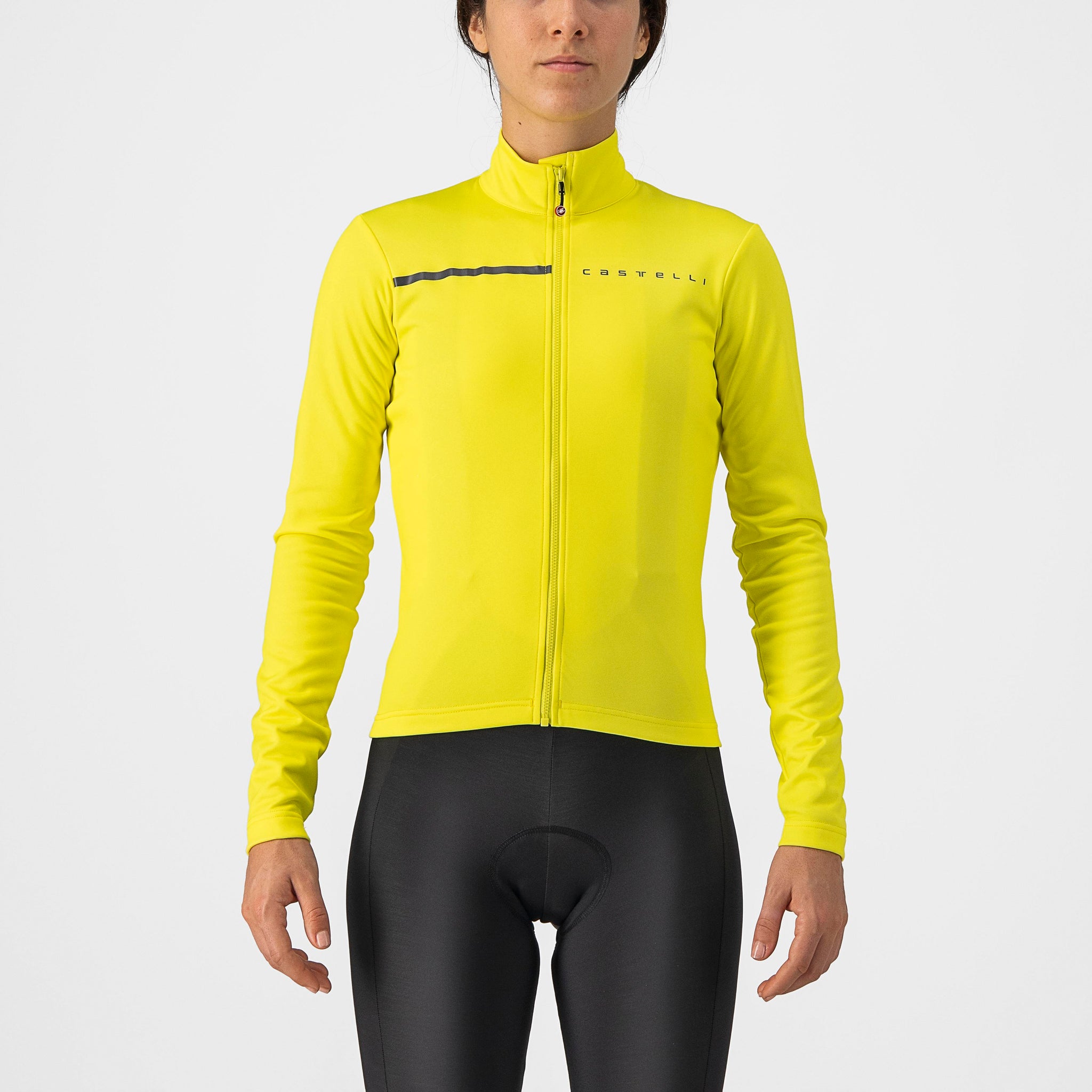 Castelli Sinergia 2 Jersey FZ – brilliant yellow/dark gray