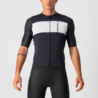 Castelli Prologo 7 Jersey – light black/silver gray ivory