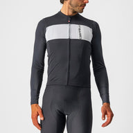 Castelli Prologo 7 LS Jersey – light black/silver gray ivory