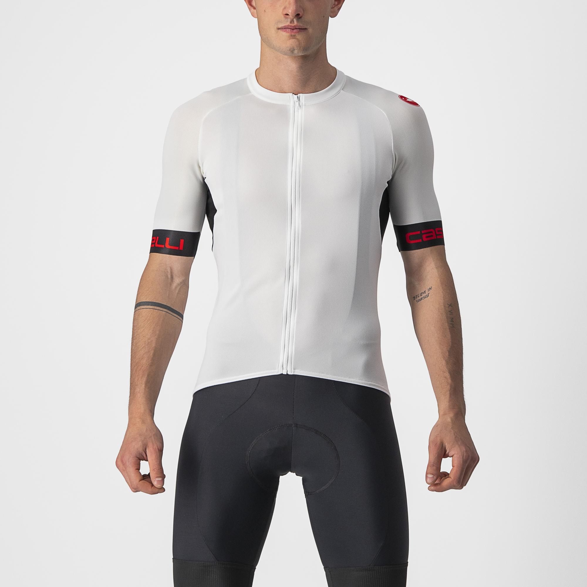 Castelli Entrata VI Jersey – ivory/light black red