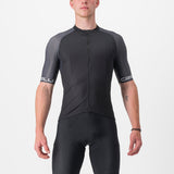 Castelli Entrata VI Jersey – Light black/Dark gray-silver gray