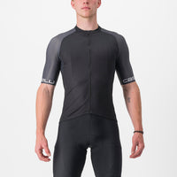 Castelli Entrata VI Jersey – Light black/Dark gray-silver gray