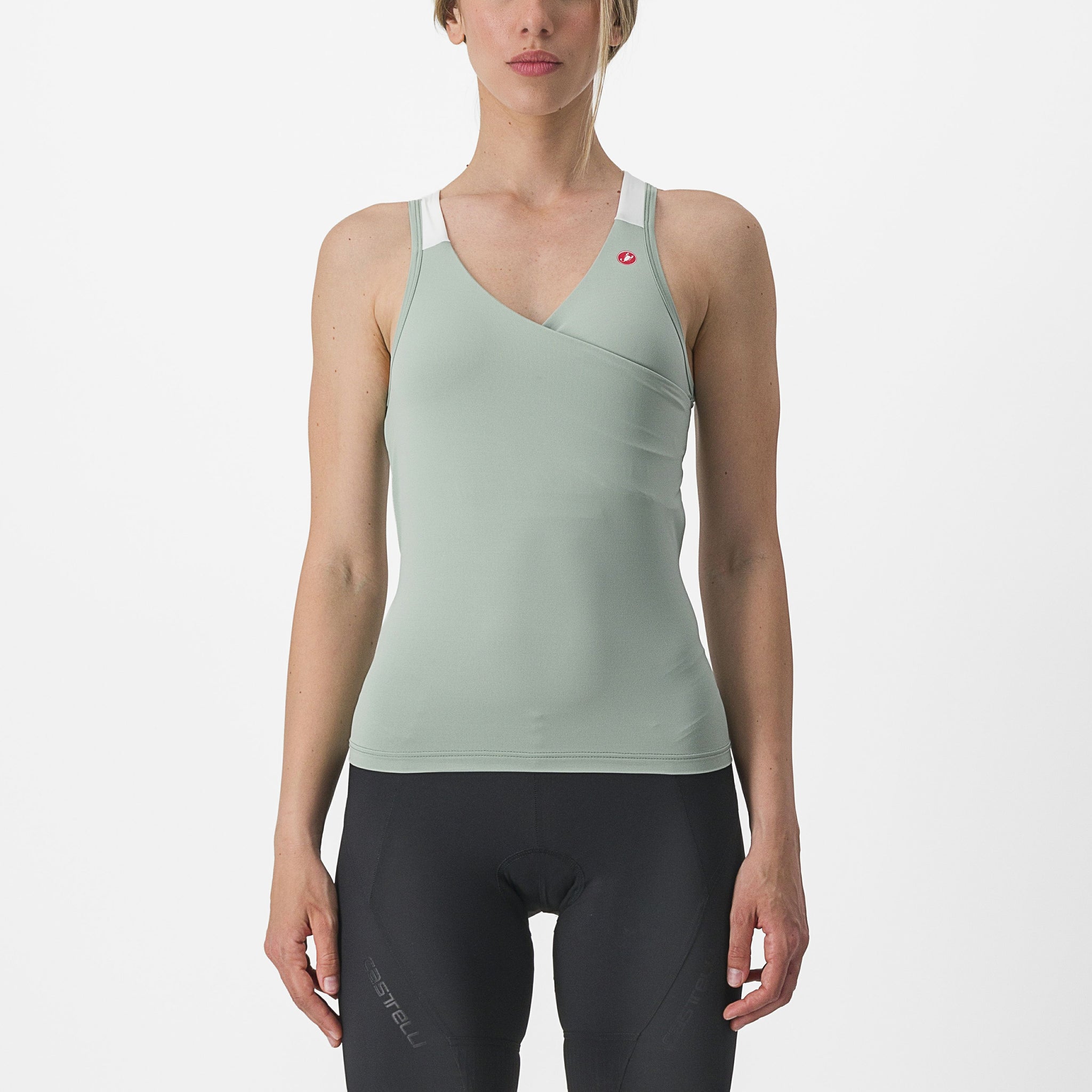 Castelli Solaris Top – defender green/ivory