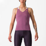 Castelli Solaris Top – Deep purple/Ivory