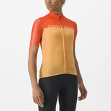 Castelli Velocissima Jersey – soft orange/scarlet ibis