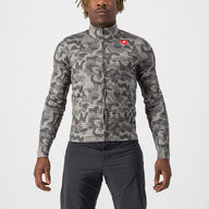 Castelli Unlimited Thermal Jersey – nickel gray/orange