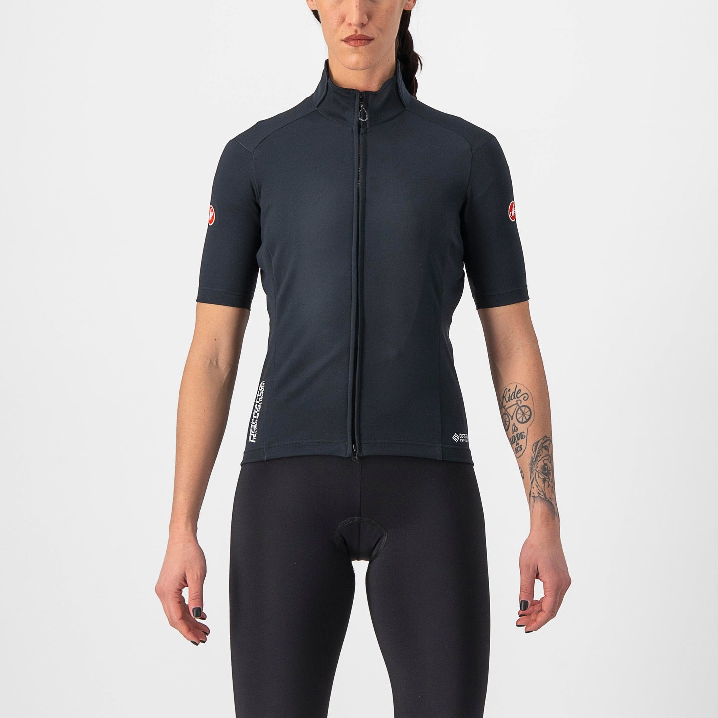 Castelli Perfetto RoS 2 W Wind Jersey – light black
