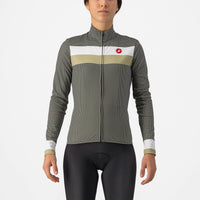 Castelli Volare LS Jersey – military green/white -green tea