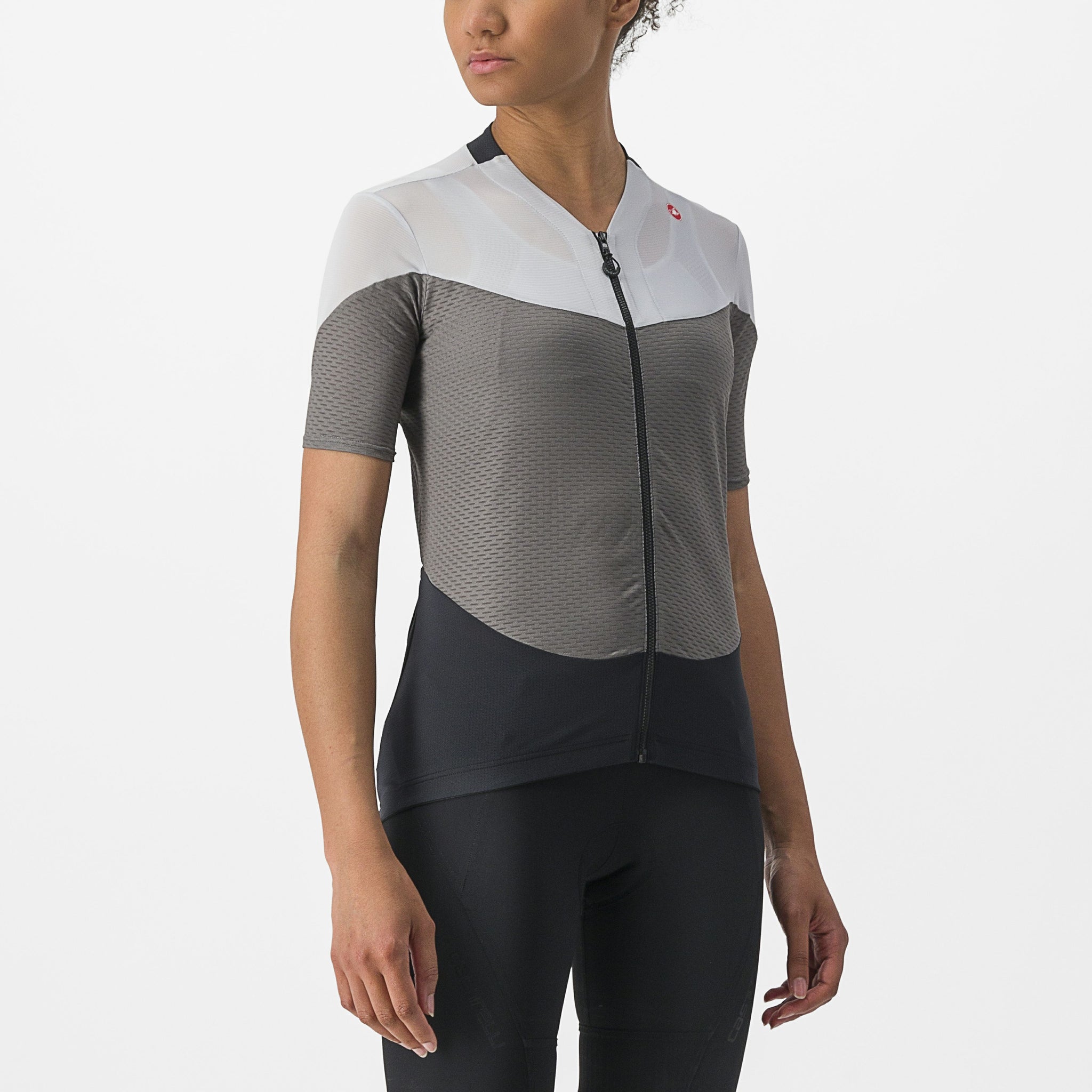 Castelli Gradient Color Block Jersey – gunmetal gray/silver gray