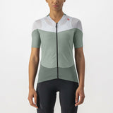 Castelli Gradient Color Block Jersey – defender green/ivory