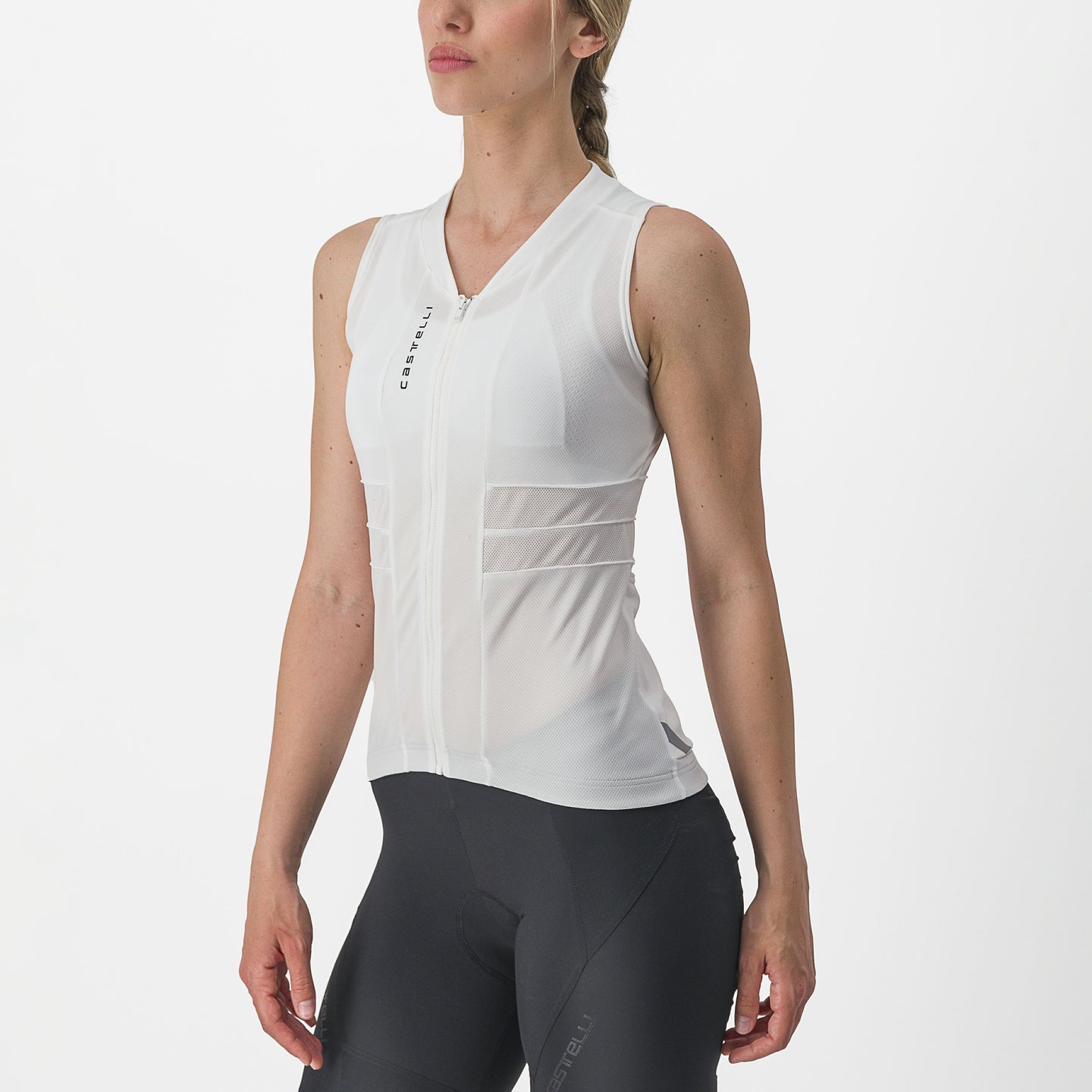 Castelli Anima 4 Sleeveless – ivory/light black