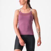 Castelli Bavette Top – Deep purple/Ivory