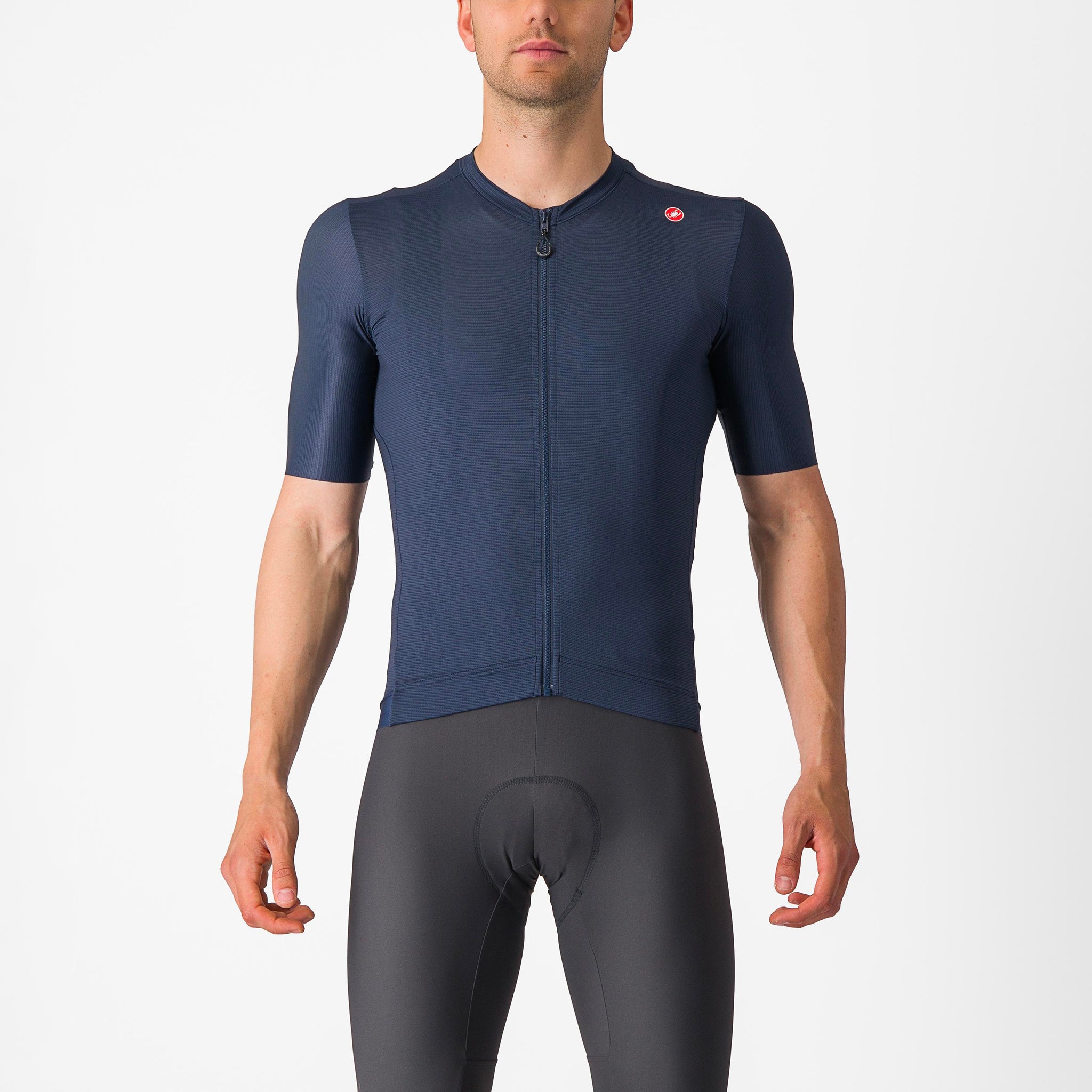 Castelli Espresso Jersey – Belgian blue/Silver moon