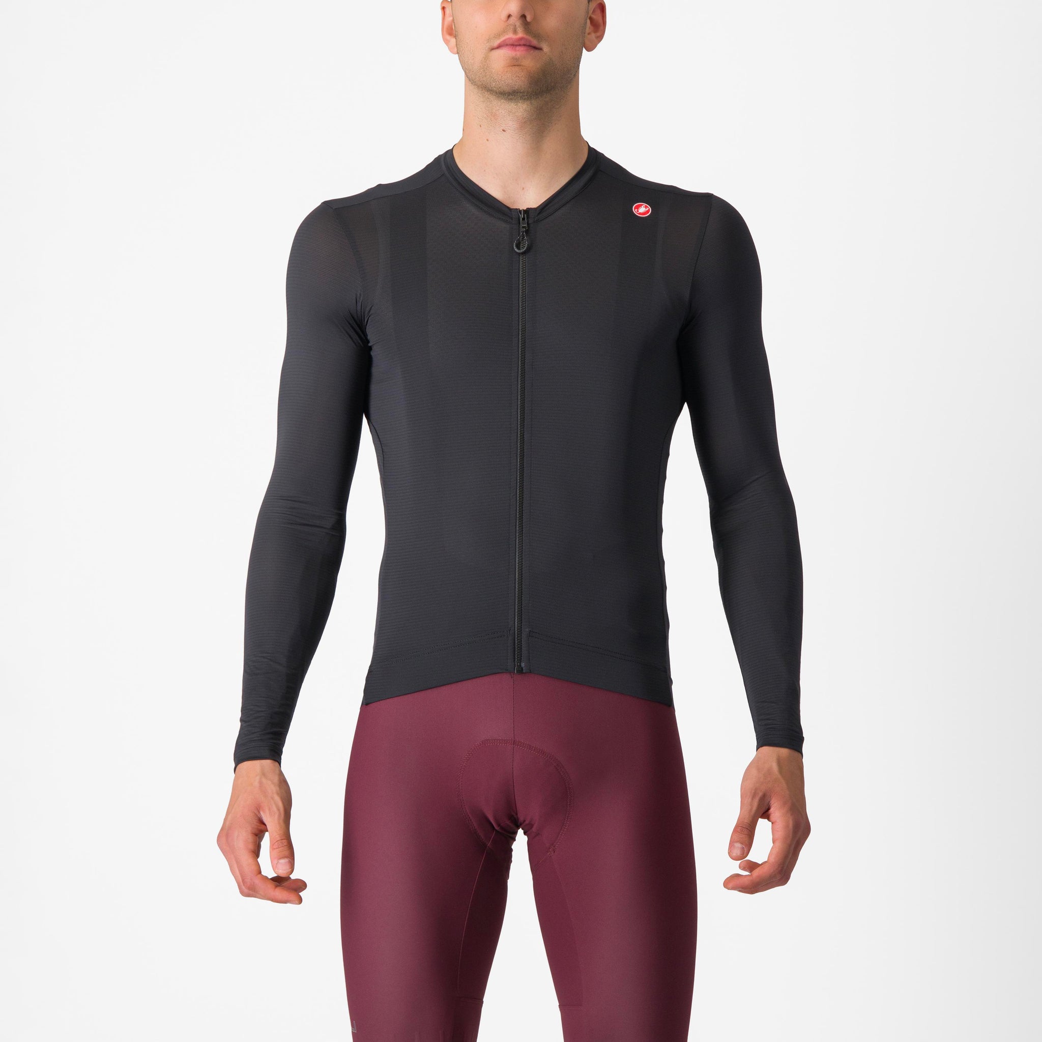 Castelli Espresso LS Jersey – light black/dark gray