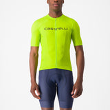 Castelli Prologo Lite Jersey – Electric lime/Deep green