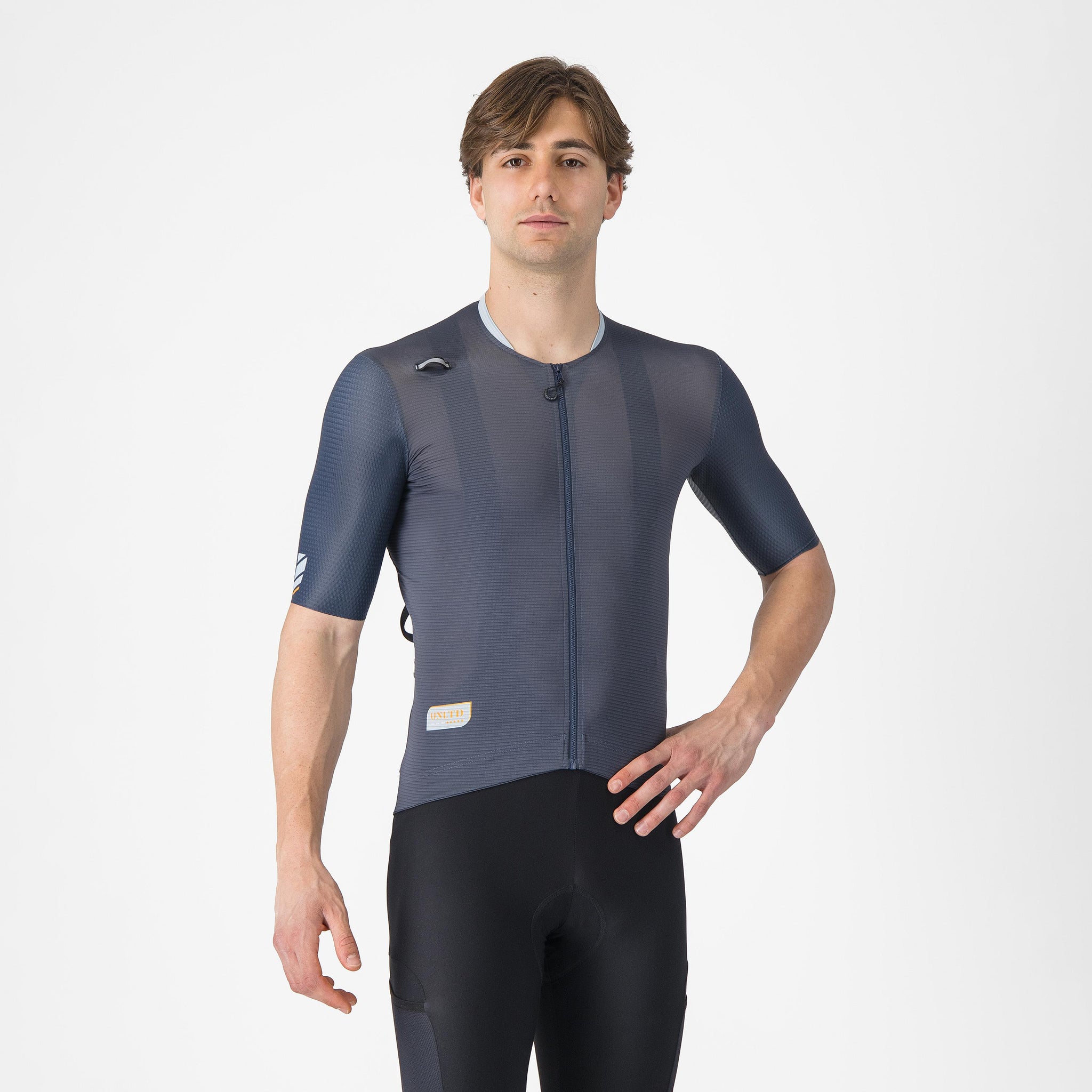 Castelli Unlimited Pro Jersey – twilight blue/winter sky-vivd orange