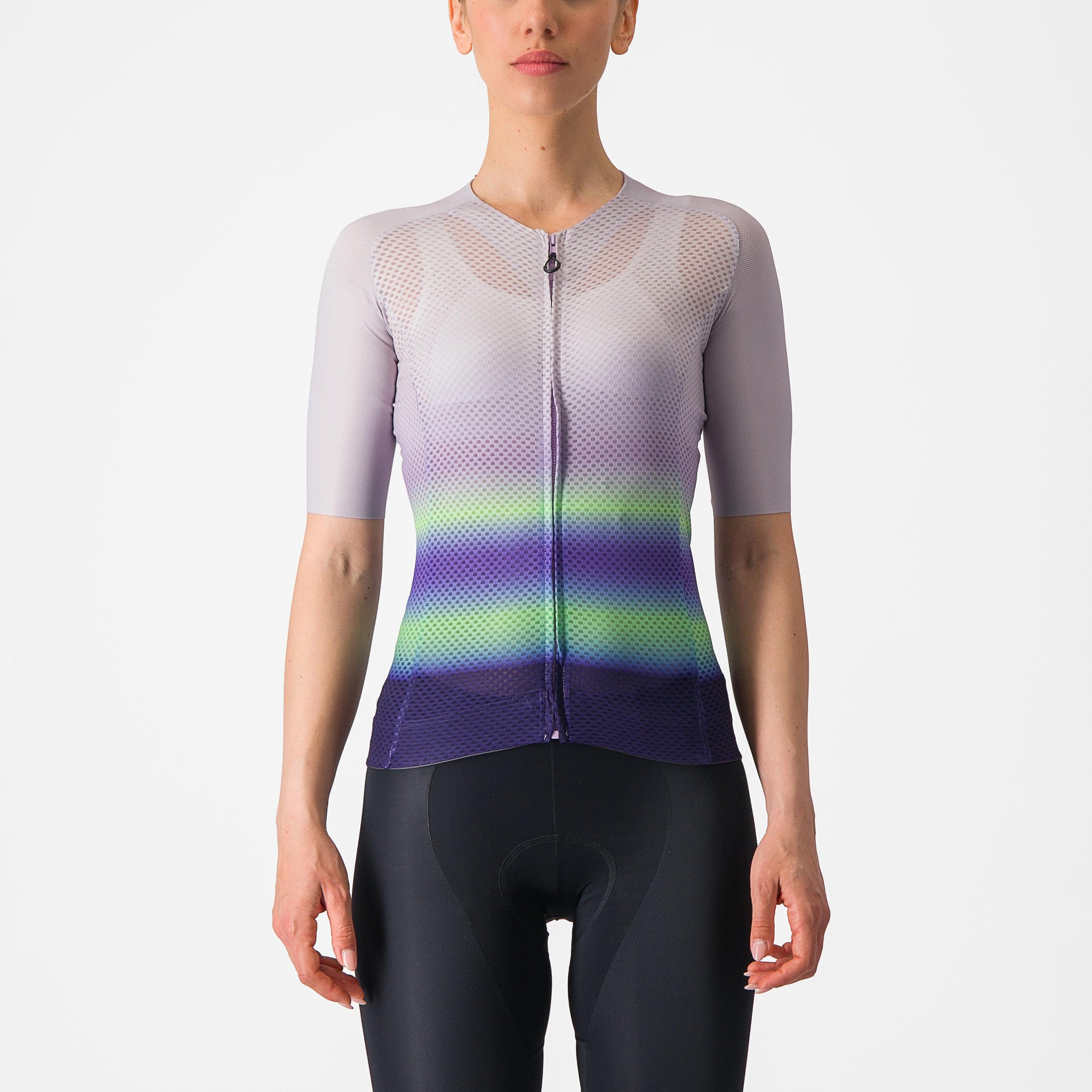 Castelli Climber'S 4.0 W Jersey – Purple mist/Green-dark purple