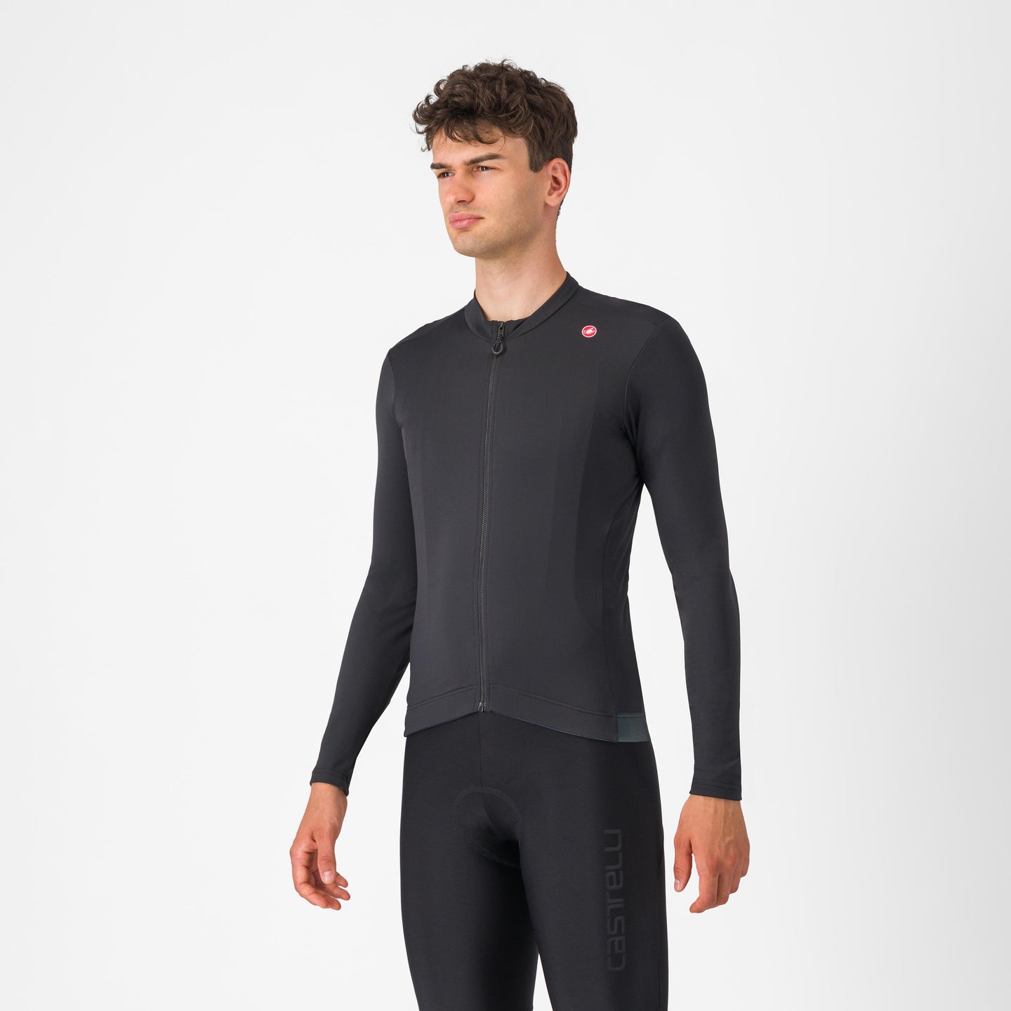 Castelli Espresso Thermal Jersey – light black