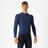 Castelli Espresso Thermal Jersey – belgian blue