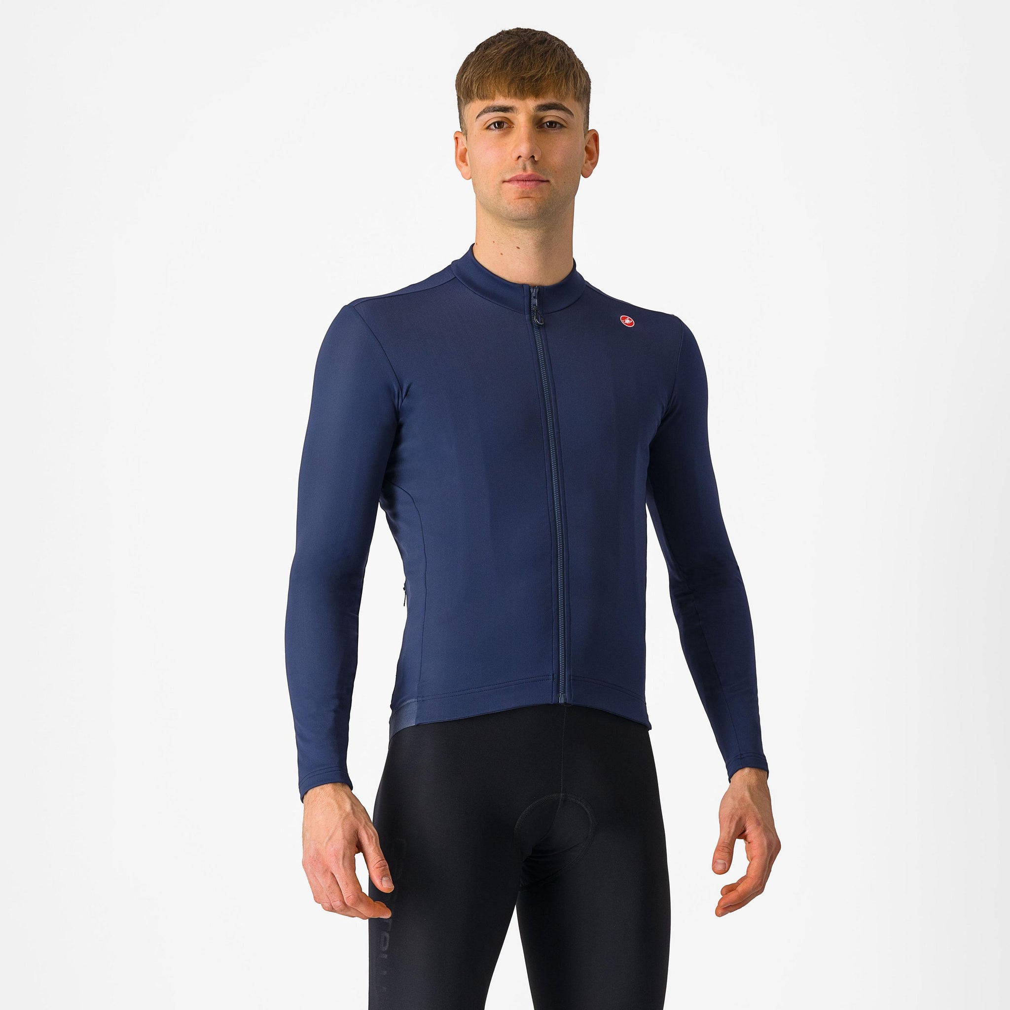 Castelli Espresso Thermal Jersey – belgian blue