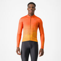 Castelli Unlimited Thermal Jersey – orange rust/goldenrod