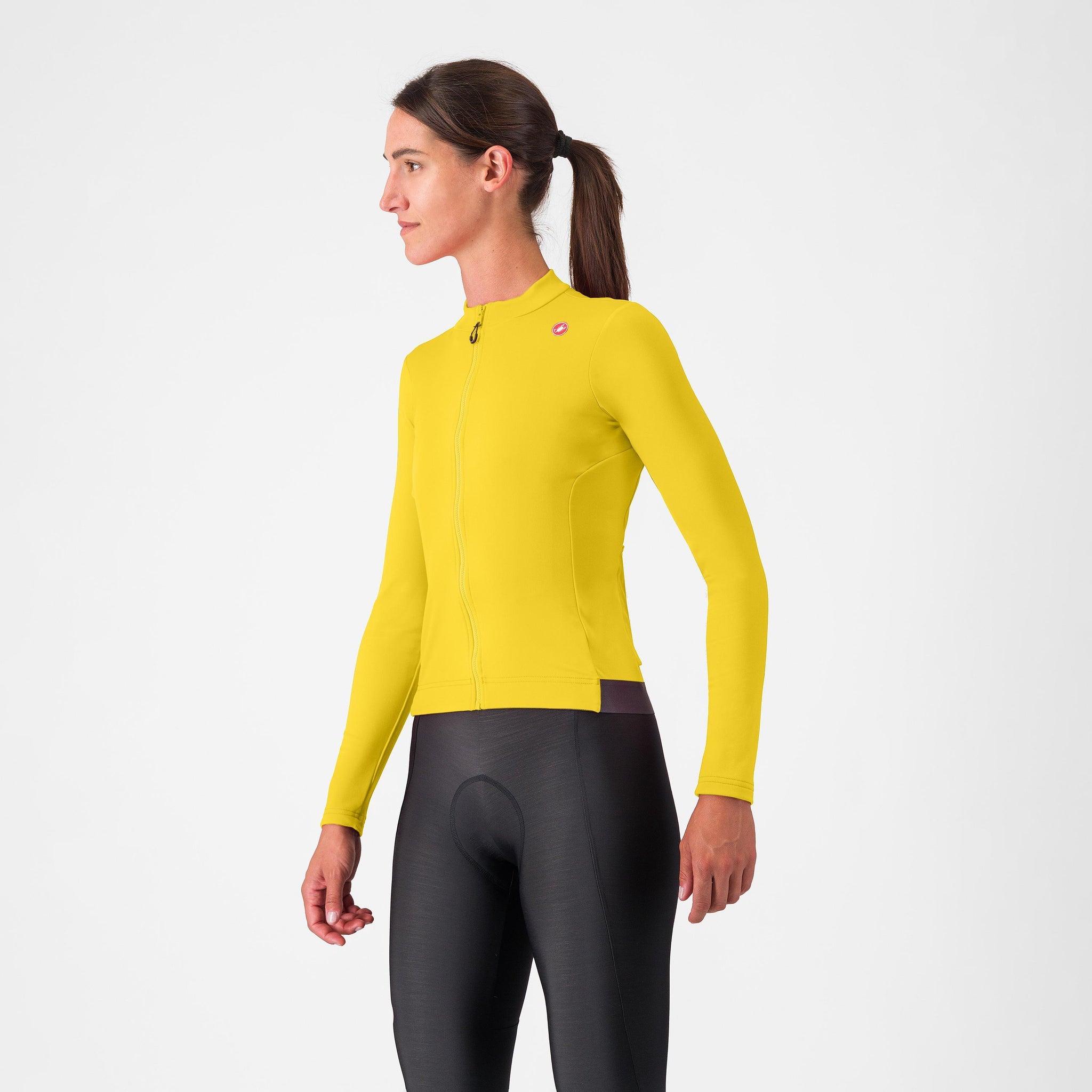 Castelli Espresso Thermal W Jersey – mango mojito/dark gray