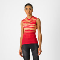 Castelli Insider 2 W Sleeveless – hibiscus/soft orange