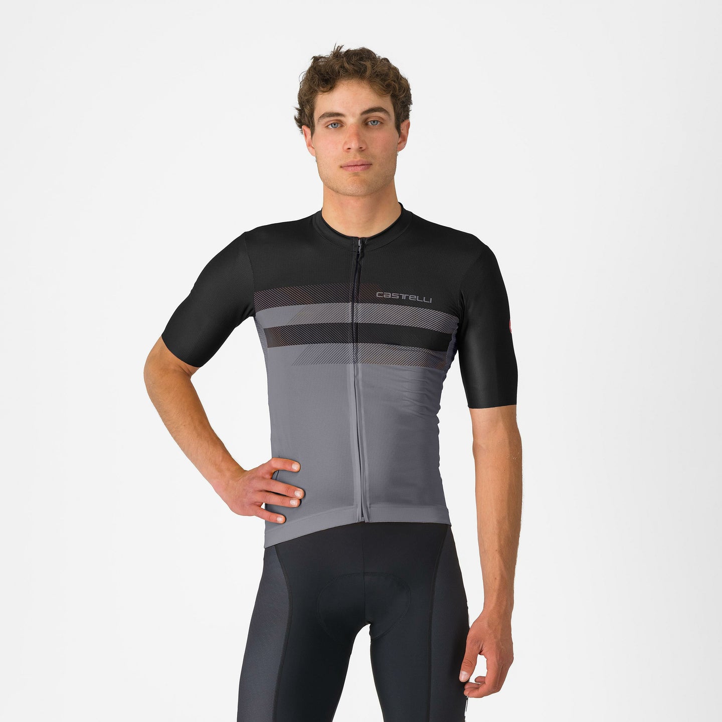 Castelli Simbolo Jersey – smoky gray/black
