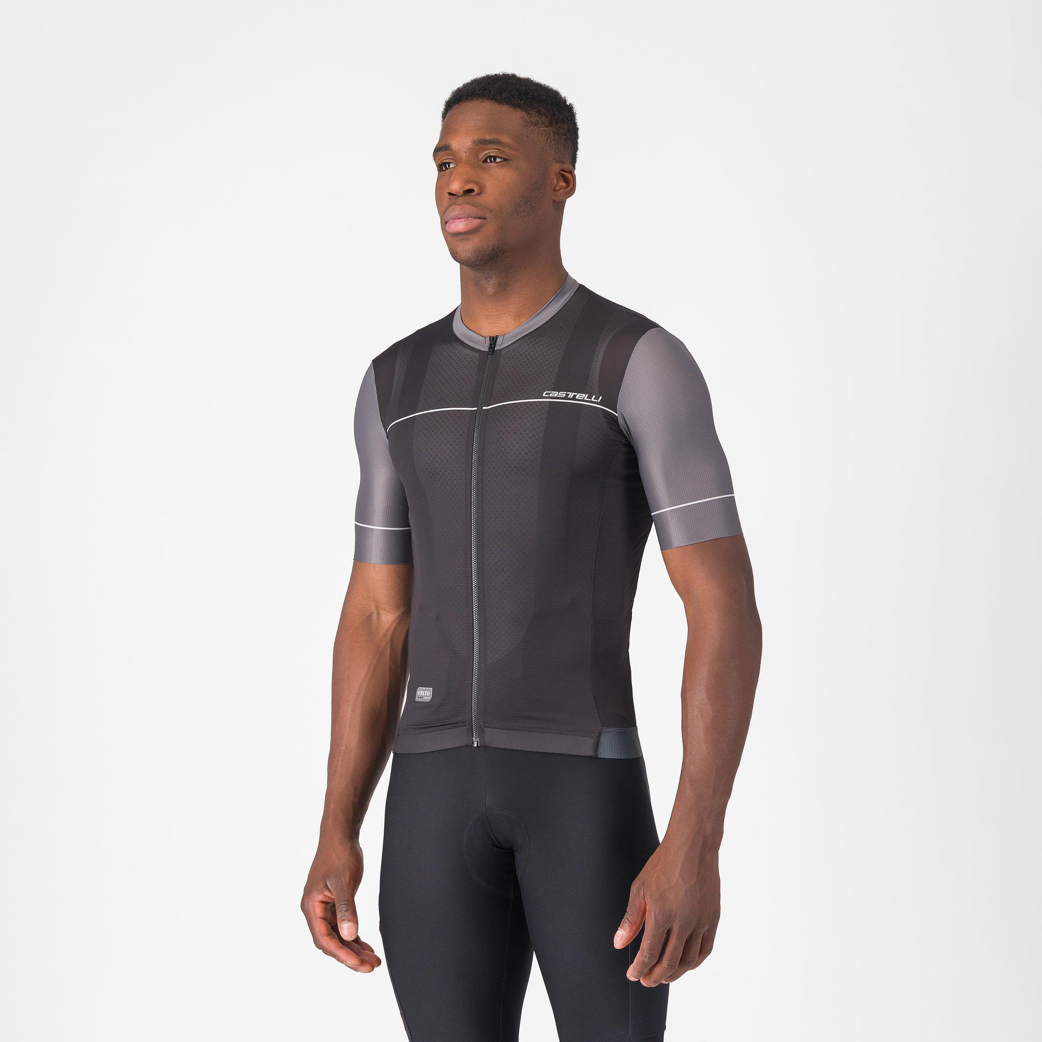 Castelli Unlimited Endurance 2 Jersey – light black/smoky gray-ivory