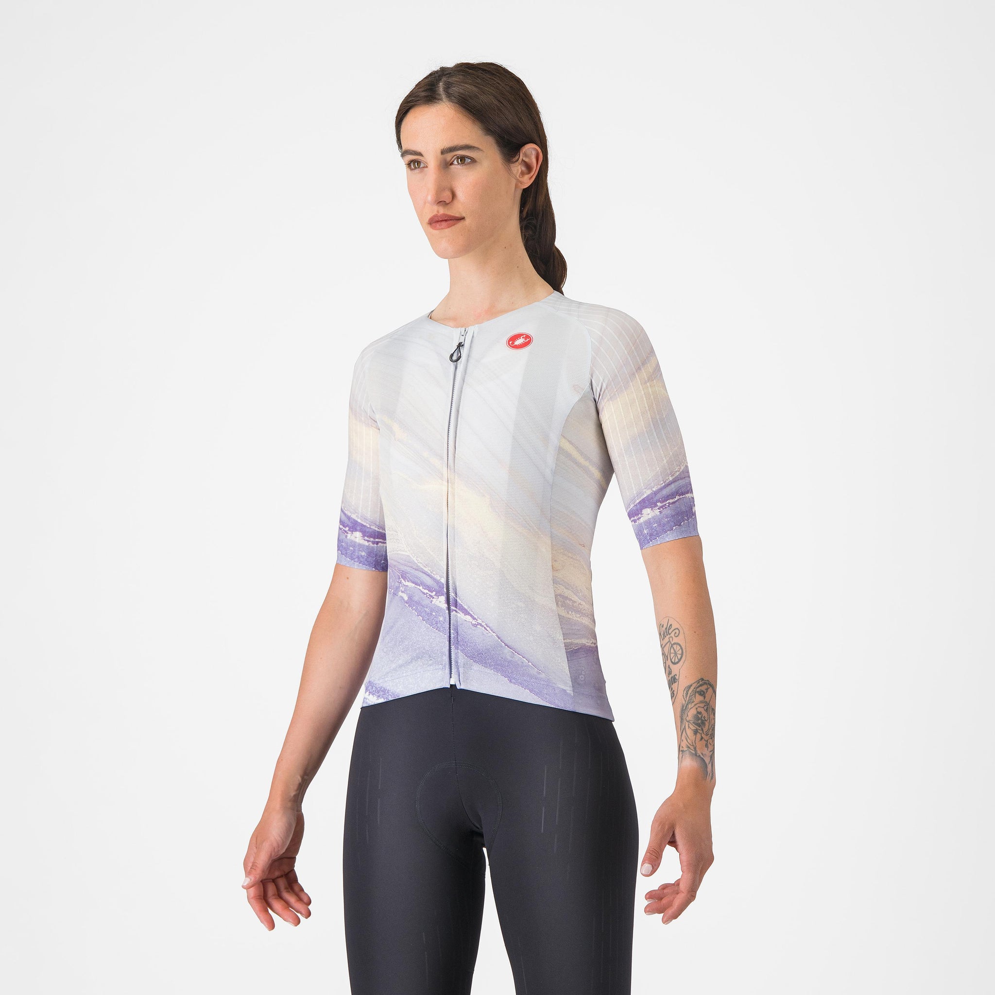 Castelli Aero Pro 8S W Jersey – multicolor purple